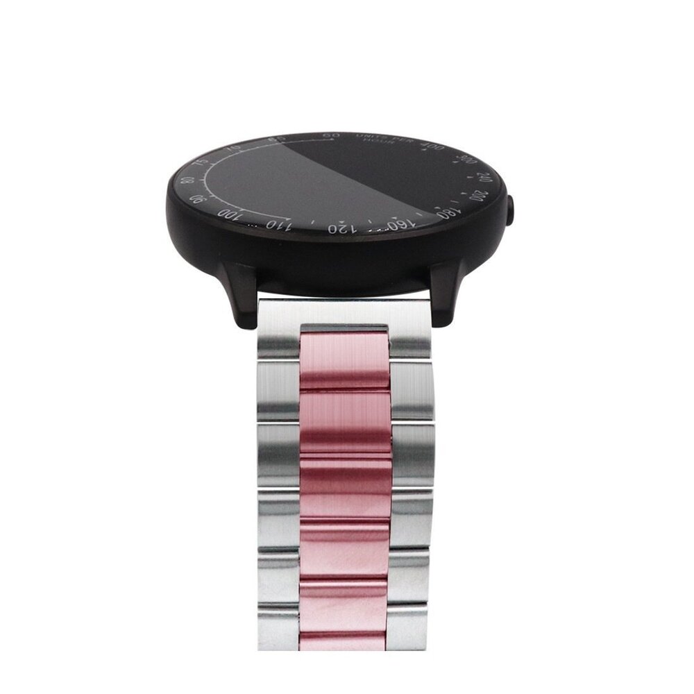 Strap-it Strap-it Bracelet acier Huawei Watch GT 5 Pro 42mm (argent/rose)