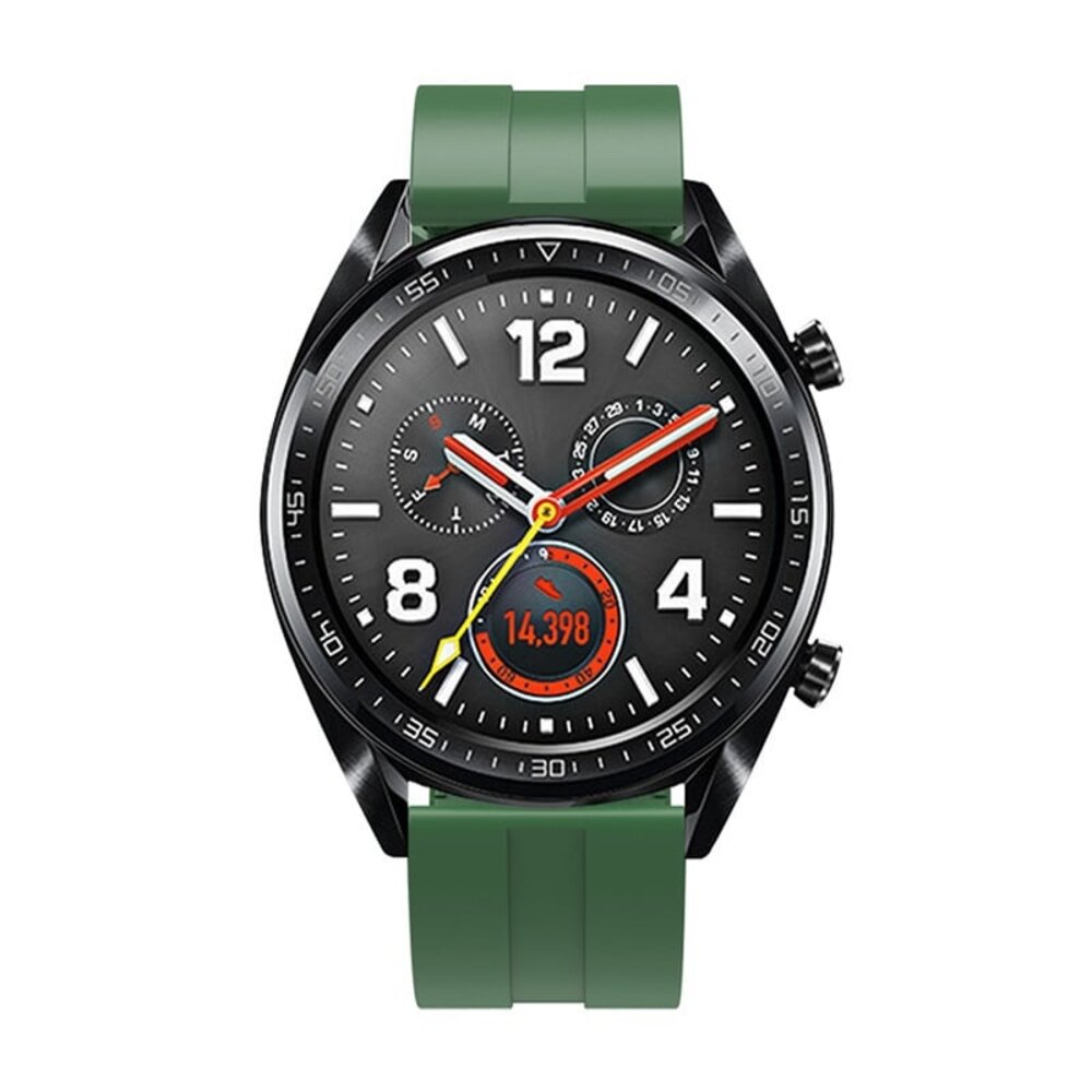 Strap-it Strap-it Bracelet silicone extrème Huawei Watch GT 4 46mm (vert armée)