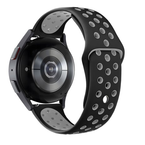 Bandz Bandz Bracelet sport 'Deluxe' Amazfit Cheetah (Pro) (noir/gris)