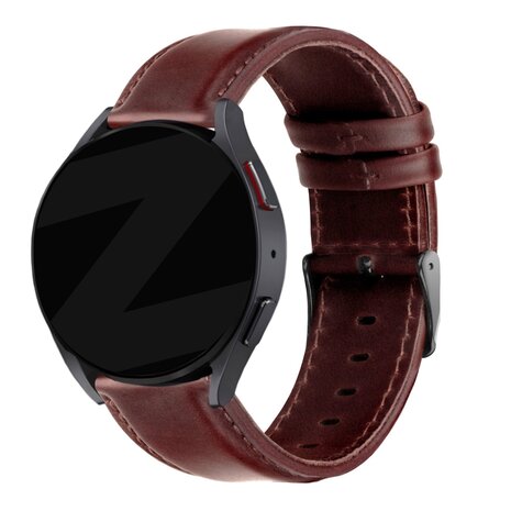 Bandz Bandz Bracelet cuir 'Classic' Suunto 9 Peak Pro (marron foncé)