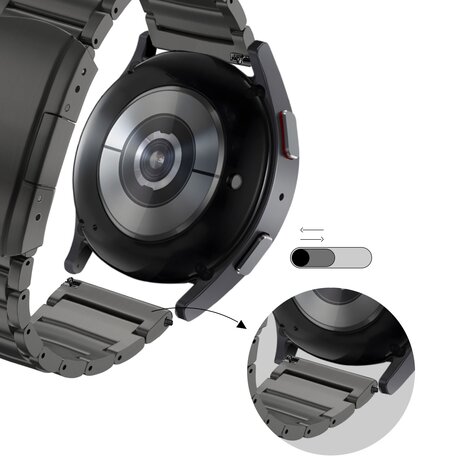 Bandz Bandz Bracelet titane 'Classic' Suunto 9 Peak Pro (noir) Bandz Bandz Bracelet titane 'Classic' Suunto 9 Peak Pro (noir)