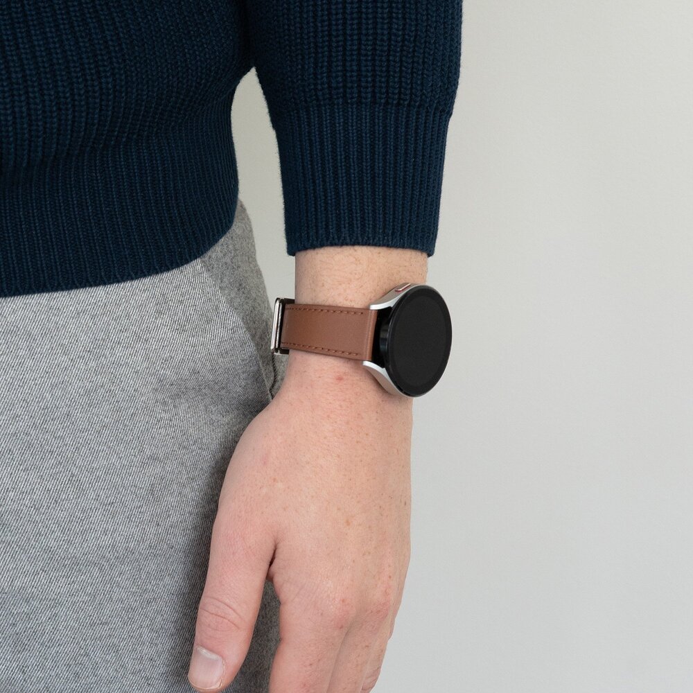 Bandz Bandz Bracelet cuir 'Deluxe' Suunto 5 Peak (marron)