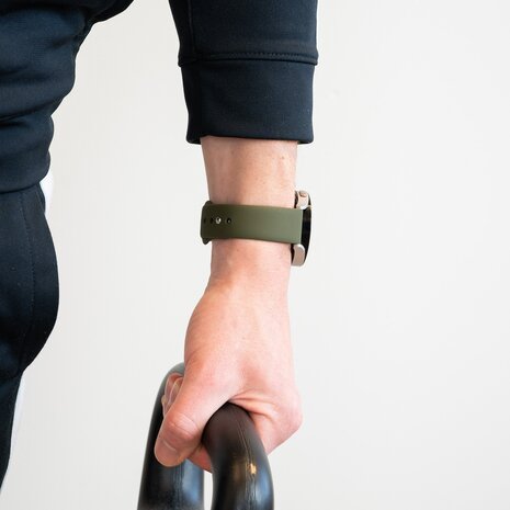 Bandz Bandz Bracelet sport 'Deluxe' Coros Apex 46mm (vert olive)