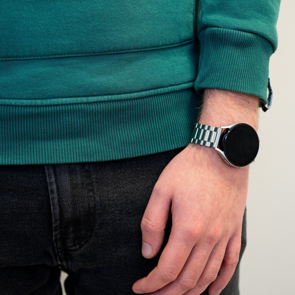 Bandz Bandz Bracelet acier 'Classic' Coros Apex 46mm (argent)