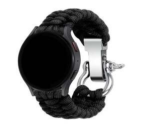 Strap-it Bracelet nylon corde Coros Apex 2 Pro (noir)