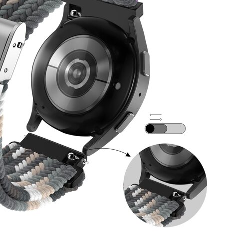 Bandz Bandz Bracelet nylon tressé Coros Pace 2 (noir mix) Bandz Bandz Bracelet nylon tressé Coros Pace 2 (noir mix)