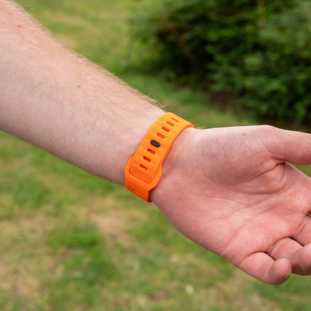 Strap-it Strap-it Bracelet silicone robuste Coros Pace 2 (orange)