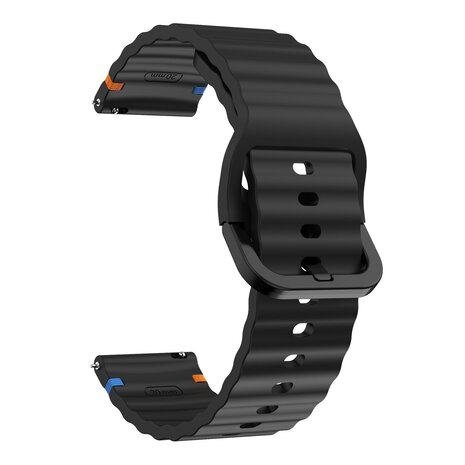 Strap-it Strap-it Bracelet Wave Coros Pace 2 (noir)