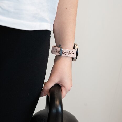 Bandz Bandz Bracelet silicone avec motif floral Coros Apex 2 (rose)