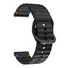 Strap-it Strap-it Bracelet silicone wave TicWatch 22mm (noir) Strap-it Strap-it Bracelet silicone wave TicWatch 22mm (noir)