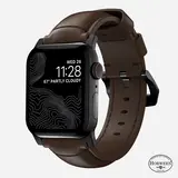 Nomad Nomad Bracelet cuir Traditional Apple Watch (marron/noir)