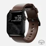 Nomad Nomad Bracelet cuir Modern Apple Watch (marron/noir)