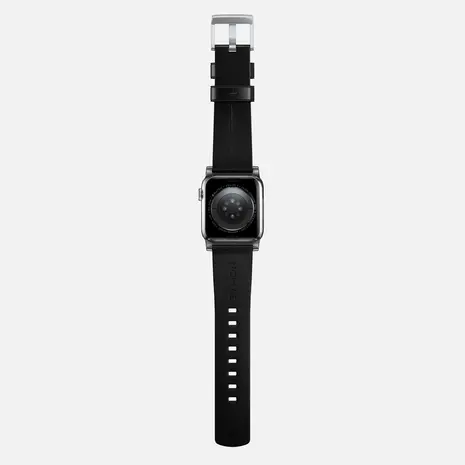 Nomad Nomad Bracelet cuir Modern Apple Watch (noir)/argent)