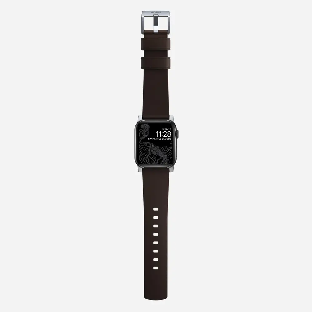 Nomad Nomad Bracelet hybride Active Pro Apple Watch (marron/argent)