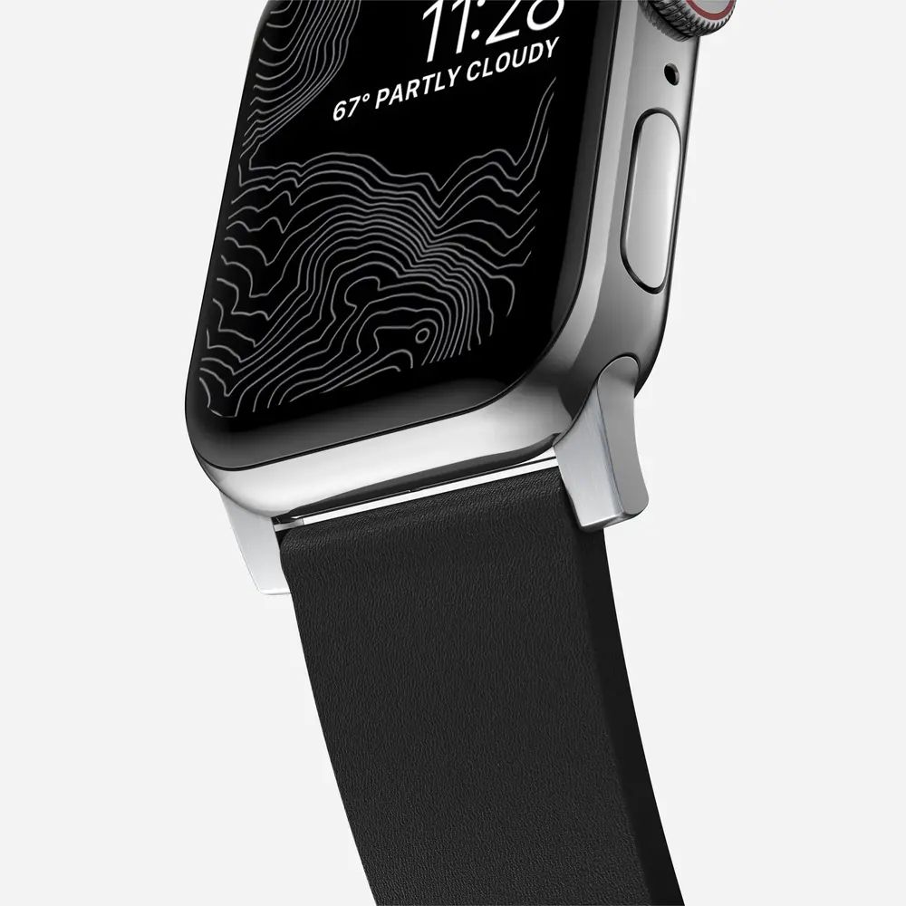 Nomad Nomad Bracelet hybride Active Pro Apple Watch (noir/argent)