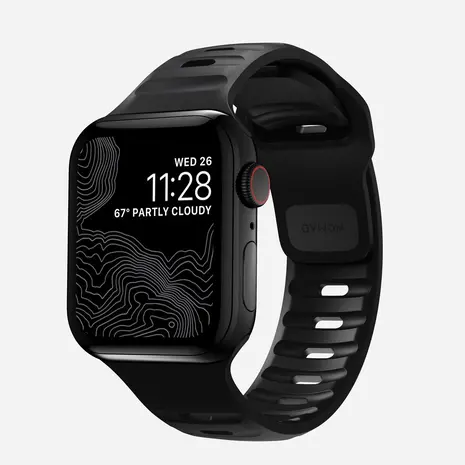 Nomad Nomad Bracelet silicone Sport Apple Watch (noir)