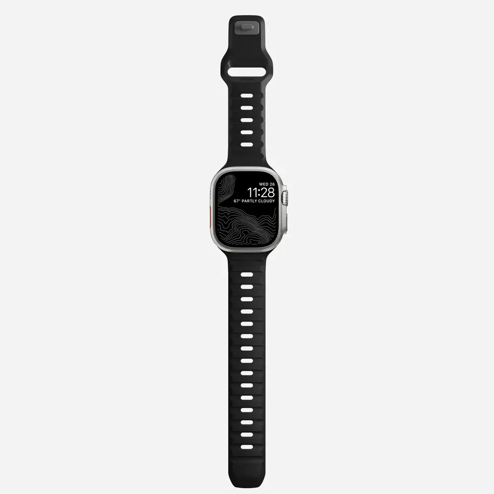 Nomad Nomad Bracelet silicone Sport Apple Watch (noir)