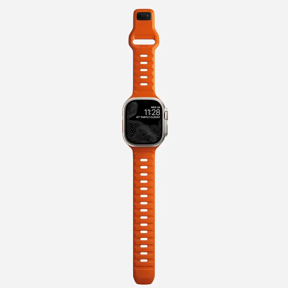 Nomad Nomad Bracelet silicone Sport Apple Watch (ultra orange)