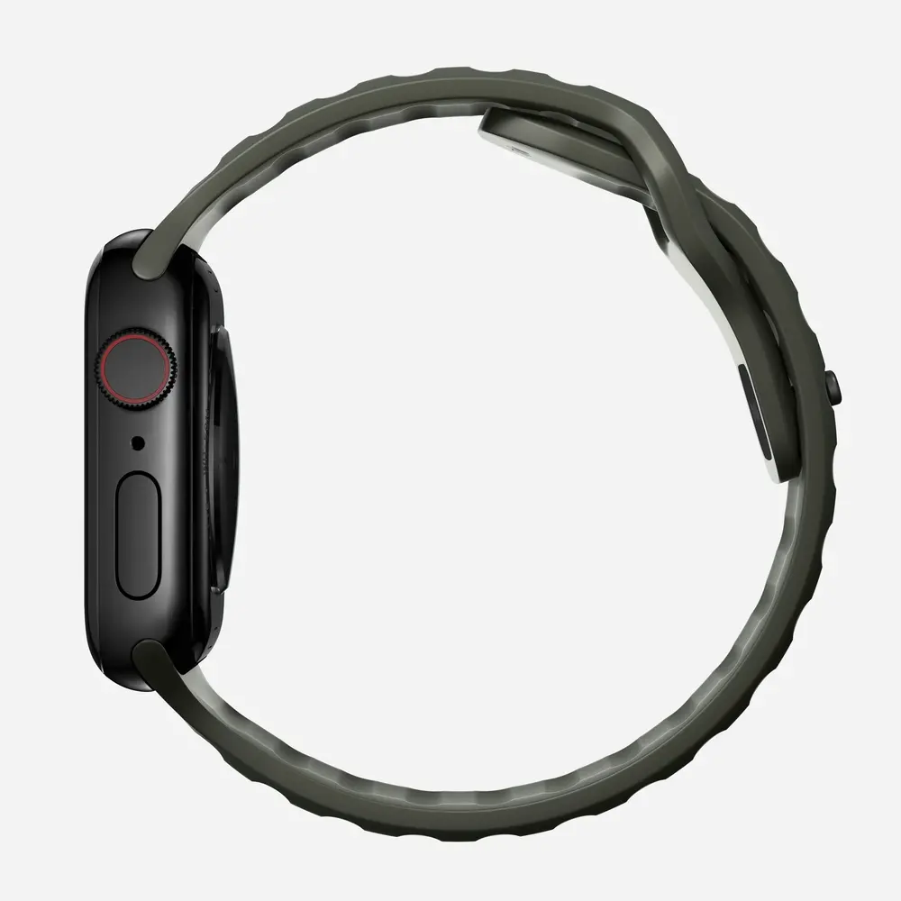 Nomad Nomad Bracelet silicone Sport Apple Watch (ash green)