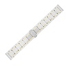 Strap-it Strap-it Bracelet céramique acier Samsung Galaxy Watch 4 40mm (blanc/or) Strap-it Strap-it Bracelet céramique acier Samsung Galaxy Watch 4 40mm (blanc/or)