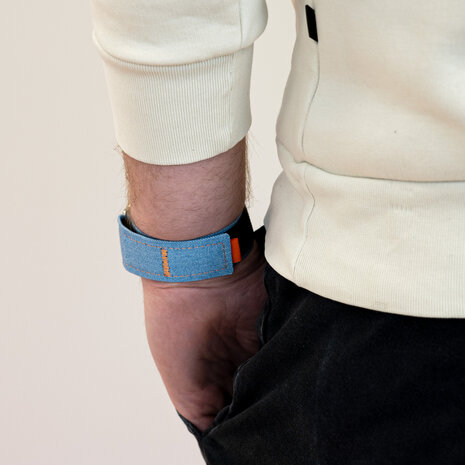 Bandz Bandz Bracelet Denim Apple Watch (bleu clair)