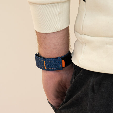 Bandz Bandz Bracelet Denim Apple Watch (bleu)