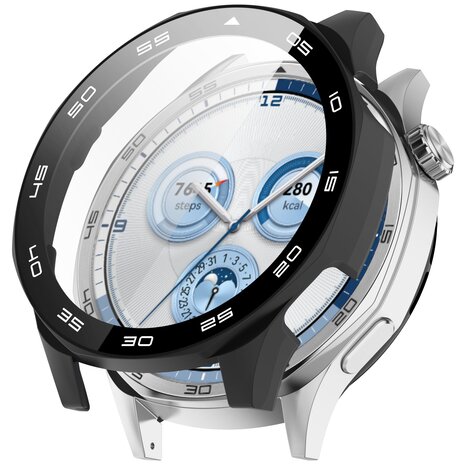Strap-it Strap-it Coque rigide avec verre Huawei Watch GT 5 46mm (noir)