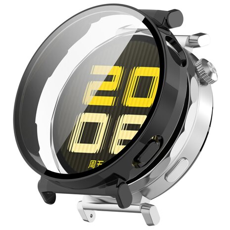 Strap-it Strap-it Coque rigide avec verre Huawei Watch GT 5 41mm (noir)