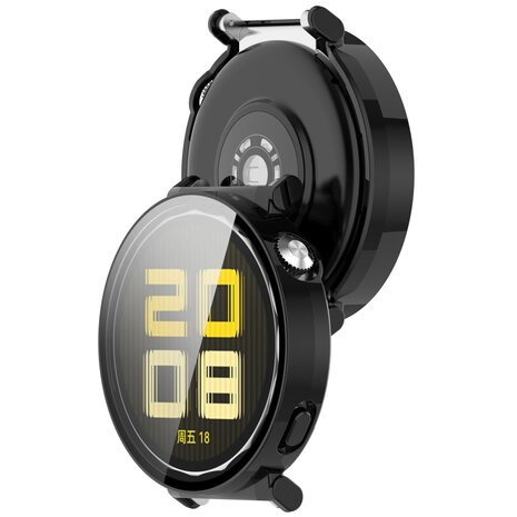 Strap-it Strap-it Coque rigide avec verre Huawei Watch GT 5 41mm (noir)