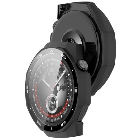 Strap-it Strap-it Coque rigide avec verre Huawei Watch GT 5 Pro 46mm (noir) Strap-it Strap-it Coque rigide avec verre Huawei Watch GT 5 Pro 46mm (noir)