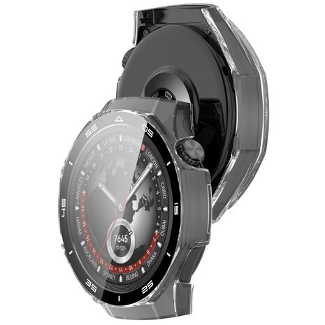 Strap-it Strap-it Coque rigide avec verre Huawei Watch GT 5 Pro 46mm (transparente)