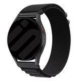 Strap-it Bracelet nylon Alpine Samsung Galaxy Watch 46mm (noir)