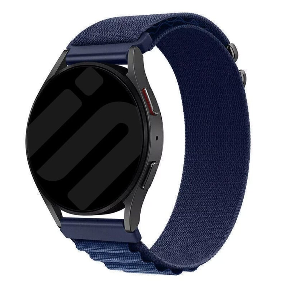 Strap-it Strap-it Bracelet nylon Alpine Huawei Watch GT 3 Pro 46mm (bleu)