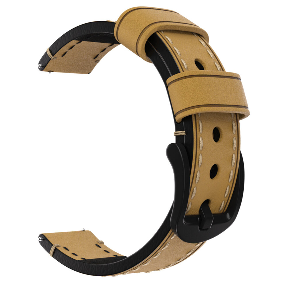 Strap-it Strap-it Bracelet cuir véritable Fossil Gen 5e 42mm (marron) Strap-it Strap-it Bracelet cuir véritable Fossil Gen 5e 42mm (marron)