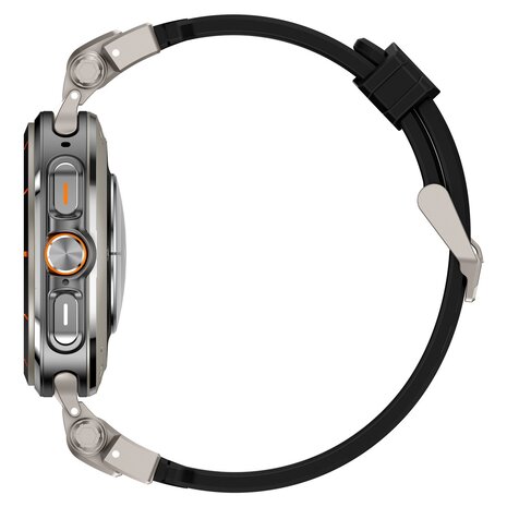 Strap-it Strap-it Bracelet TPU 'Explorer' Samsung Galaxy Watch Ultra (noir avec titane)