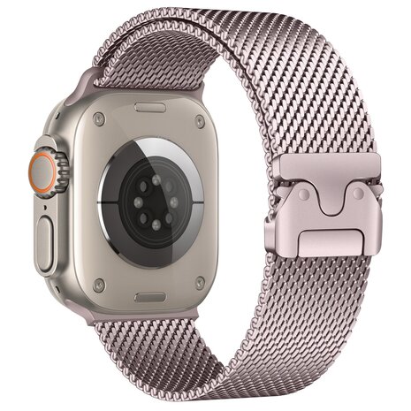 Strap-it Strap-it Bracelet Milanais Modern Apple Watch (rose)