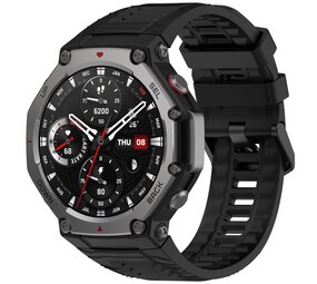 Strap-it Bracelet silicone Amazfit T-Rex 3 (noir)