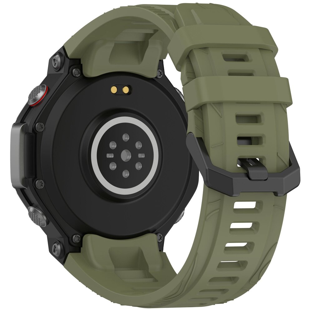 Strap-it Strap-it Bracelet silicone Amazfit T-Rex 3 (vert foncé)