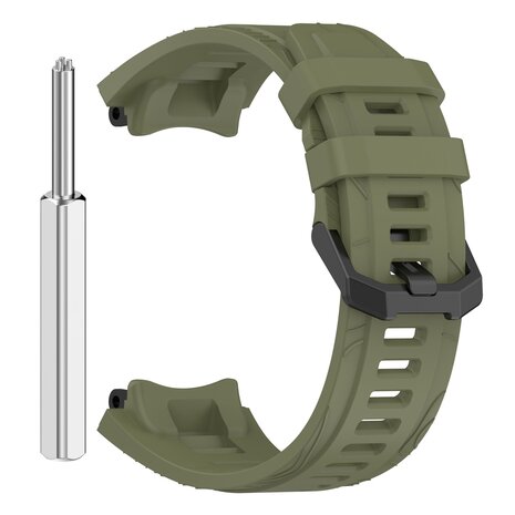 Strap-it Strap-it Bracelet silicone Amazfit T-Rex 3 (vert foncé)