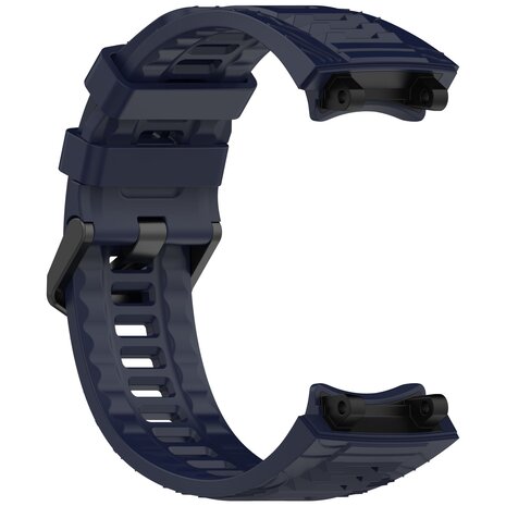 Strap-it Strap-it Bracelet silicone Amazfit T-Rex 3 (bleu foncé)