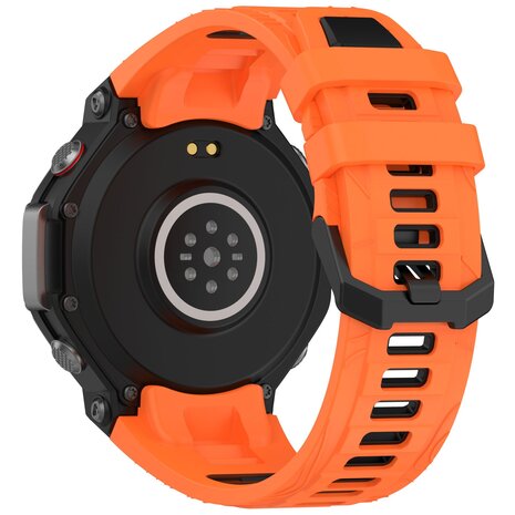Strap-it Strap-it Bracelet silicone sport Amazfit T-Rex 3 (orange/noir)