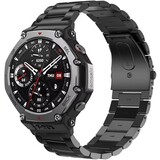 Strap-it Bracelet acier Amazfit T-Rex 3 (noir)