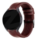 Bandz Bandz Bracelet cuir "Classic" Redmi Watch 5 Active (marron foncé)