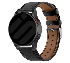 Strap-it Bracelet cuir Redmi Watch 5 Active (noir élégant)