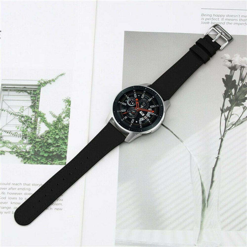 Strap-it Strap-it Bracelet cuir Redmi Watch 5 Active (noir élégant)