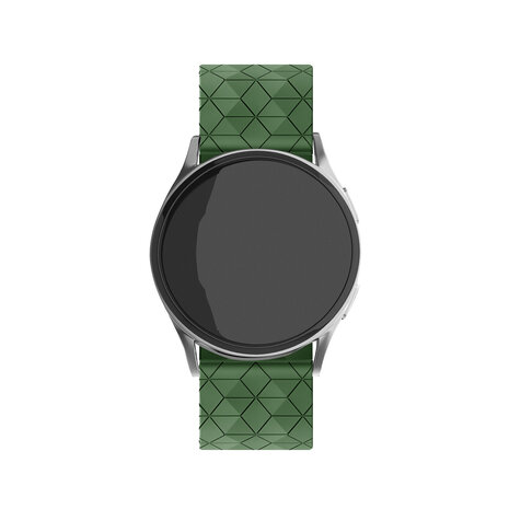 Strap-it Strap-it Bracelet silicone 'hexa' Redmi Watch 5 Active (vert armée)