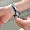 Strap-it Strap-it Bracelet tissé réglable Redmi Watch 5 Lite (bleu/blanc) Strap-it Strap-it Bracelet tissé réglable Redmi Watch 5 Lite (bleu/blanc)