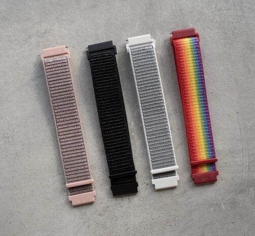 Strap-it Strap-it Bracelet nylon Redmi Watch 5 Lite (arc-en-ciel)