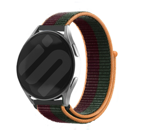 Strap-it Bracelet nylon Redmi Watch 5 Lite (cerise noire)