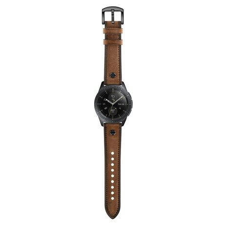 Strap-it Strap-it Bracelet cuir vissé Honor Watch GS 3 (marron foncé) Strap-it Strap-it Bracelet cuir vissé Honor Watch GS 3 (marron foncé)